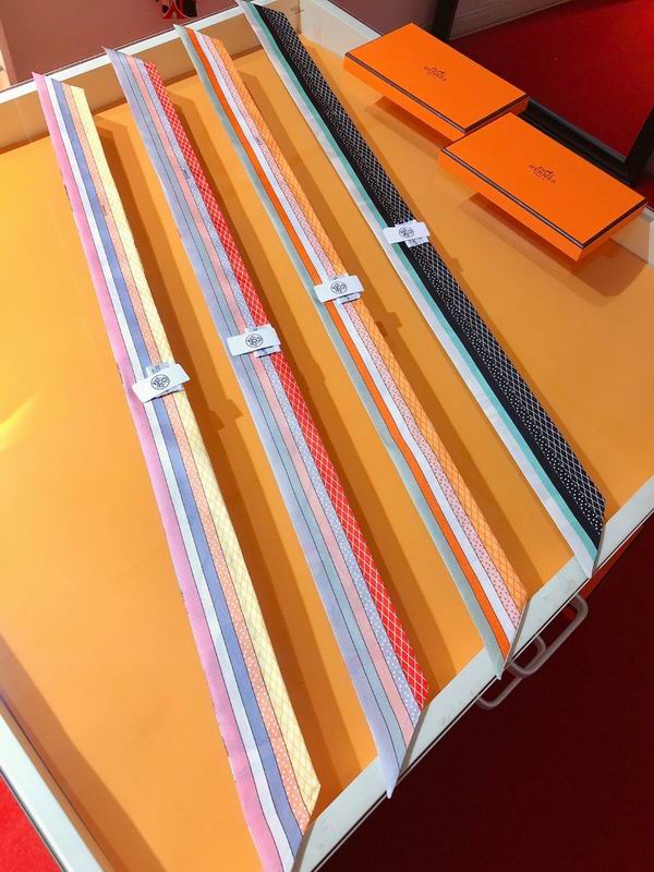 Hermes silk ribbon 5X86cm E050946